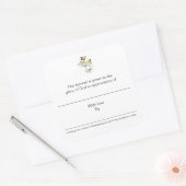 Hymische Borden bij waardebepaling van Vierkante Sticker (Envelop)