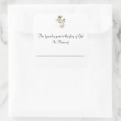 Hymische Borden ter ere van Vierkante Sticker (Tas)