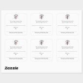 Hymische Borden ter ere van Vierkante Sticker (Vel)