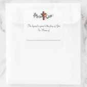 Hymische Borden ter ere van Vierkante Sticker (Tas)