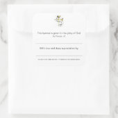 Hymische Borden ter ere van Vierkante Sticker (Tas)