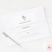 Hymische Borden ter nagedachtenis aan Vierkante Sticker (Envelop)