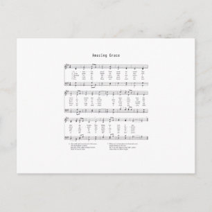 Hymn - Amazing Grace Briefkaart