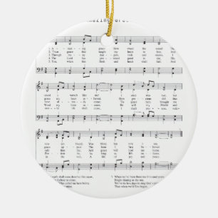 Hymn - Amazing Grace Keramisch Ornament