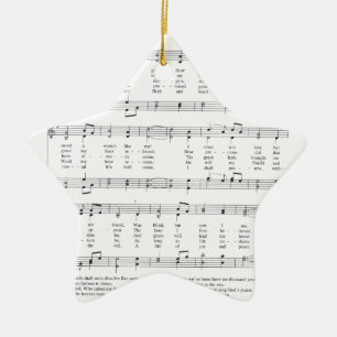 Hymn - Amazing Grace Keramisch Ornament