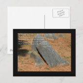 Hymn door Fannie Crosby... hij heeft mijn ziel geh Briefkaart (Voorkant / Achterkant)