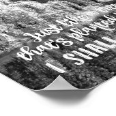 Hymn: Ik zal niet worden verplaatst met wilde bome Poster (Hoek)