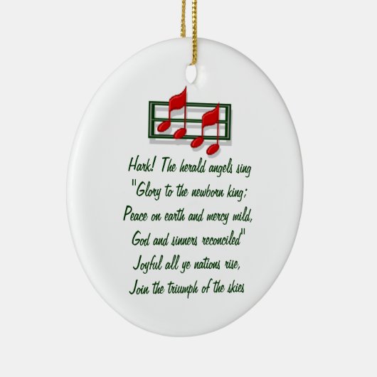 Hymn Ornament "Hark the Herald Angels Sing" (Rechts)