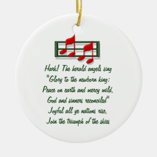 Hymn Ornament "Hark the Herald Angels Sing"