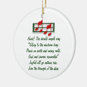 Hymn Ornament "Hark the Herald Angels Sing" (Links)
