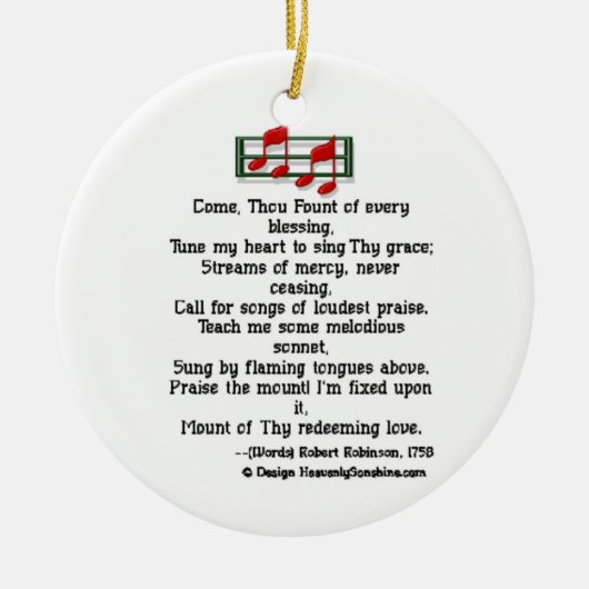 Hymn Ornament komt uit je mond (Voorkant)