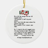 Hymn Ornament Old Rugged Cross (Voorkant)