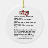 Hymn Ornament Old Rugged Cross (Achterkant)