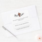 Hymnal Borden ter nagedachtenis van Vierkante Sticker (Envelop)