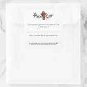 Hymnal Borden ter nagedachtenis van Vierkante Sticker (Tas)