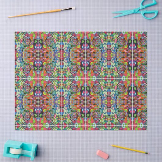 Hymne voor het weekend tissuepapier (Craft)