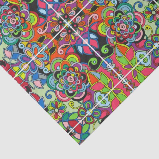 Hymne voor het weekend tissuepapier (Detail)