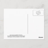 Hyoscyamus niger (Black Henbane) Briefkaart (Achterkant)