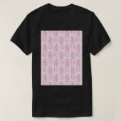 Hypatia roze achtergrond t-shirt (Design voorkant)
