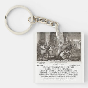 "Hypatia van Alexandrië" Sleutelhanger