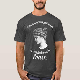 Hypatia wil de wereld leren filosofie t-shirt