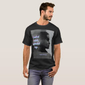 Hype Black Unisex T-shirt Drop Glitch Effect (Voorkant volledig)