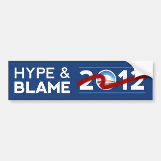 Hype & Blame 2012-Bumpersticker Bumpersticker