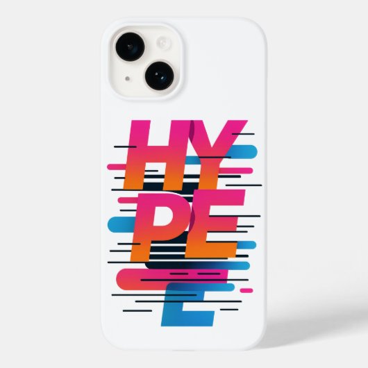 HYPE-MODUS – Retro Vapor Rush Case-Mate iPhone Case (Achterkant)