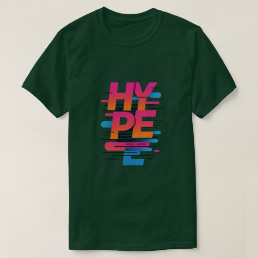 HYPE-MODUS – Retro Vapor Rush T-shirt (Design voorkant)