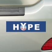 HYPE - OBAMA's HYPE Bumpersticker (Op auto)