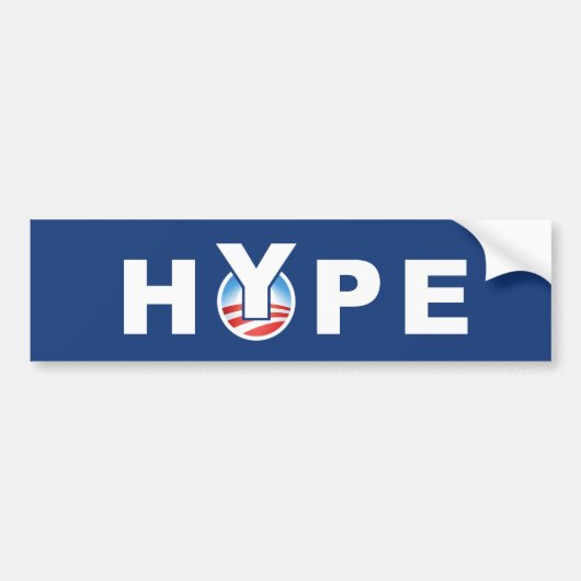 HYPE - OBAMA's HYPE Bumpersticker (Voorkant)