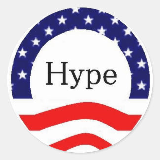 Hype-sticker Ronde Sticker