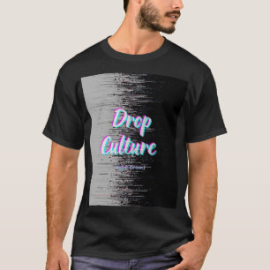 Hype Streetwear Unisex Zwarte T-shirt Drop