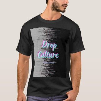 Hype Streetwear Unisex Zwarte T-shirt Drop
