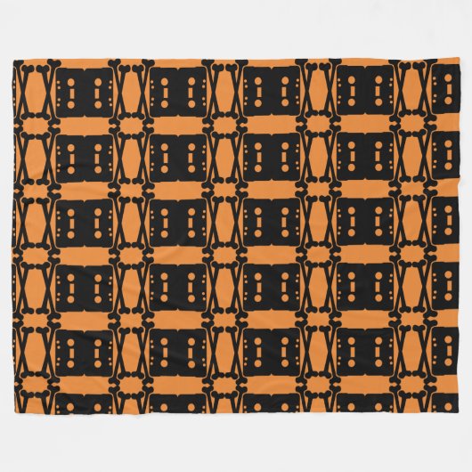 Hypebeast Robot Fleece Deken (Voorkant (Horizontaal))