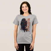 Hyper Astro Space Graphic | Streetwear Tri-Blend Shirt (Voorkant volledig)