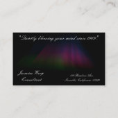 Hyper Black Collectie: Dark Aurora Visitekaartje (Achterkant)