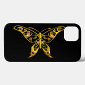 HYPER BUTTERFLY Black Case-Mate iPhone Case (Achterkant (horizontaal))