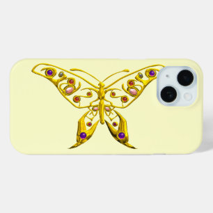 HYPER BUTTERFLY, Cream iPhone 15 Case
