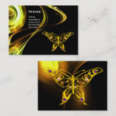 HYPER BUTTERFLY- helder, zwart-wit Visitekaartje (Voorkant / Achterkant)