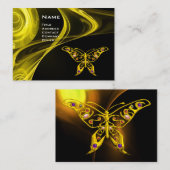 HYPER BUTTERFLY- helder, zwart-wit Visitekaartje (Voorkant / Achterkant)