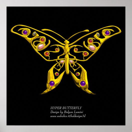 HYPER BUTTERFLY, kolossaal formaat Poster (Voorkant)