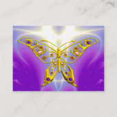 HYPER BUTTERFLY, LICHTE WAVES, Paars, ultraviolet Visitekaartje (Achterkant)