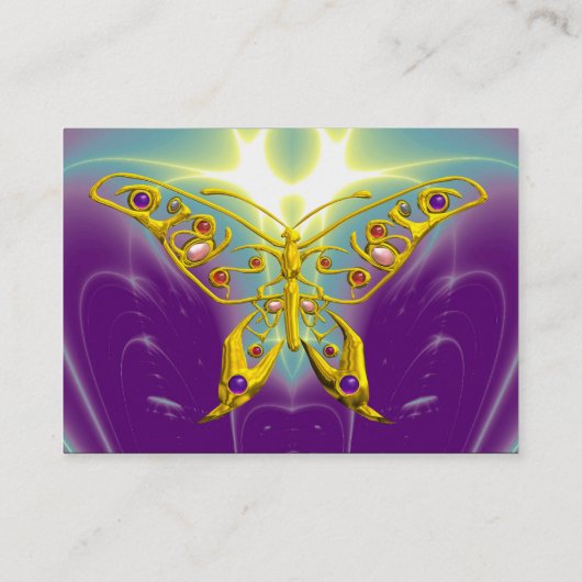 HYPER BUTTERFLY LICHTWAVES, Paars, ultraviolet Visitekaartje (Achterkant)