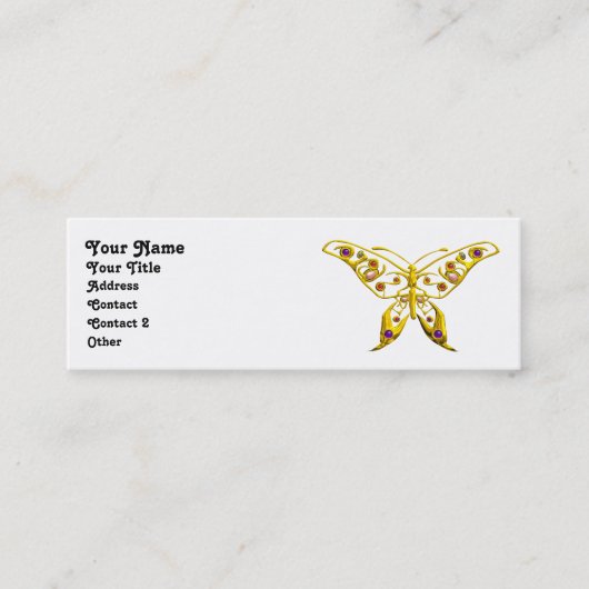 HYPER BUTTERFLY MINI VISITEKAARTJE (Voorkant)