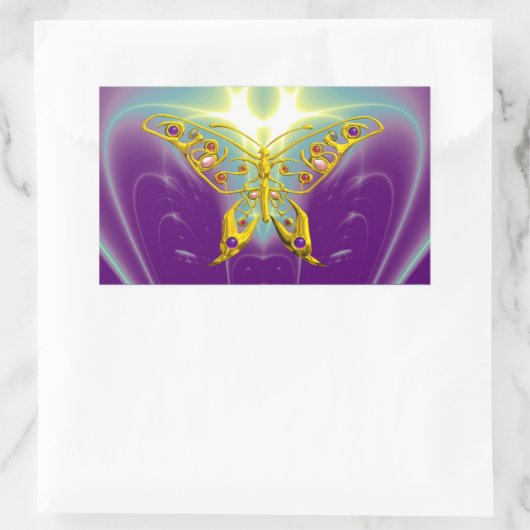 HYPER BUTTERFLY RECHTHOEKIGE STICKER (Tas)