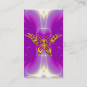 HYPER BUTTERFLY Roze, Paars, Violet Light Wave Visitekaartje (Achterkant)