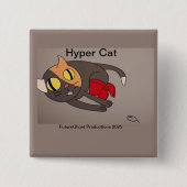Hyper Cat Button OFFICIËLE Merch (Voorkant)