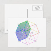 Hyper Cube 2 — coole wetenschap in 4D! Briefkaart (Voorkant / Achterkant)