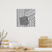 Hyper Cube Transmission Poster (Keuken)